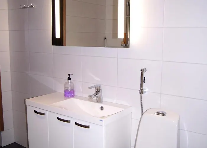 Northern Sauna With Heated Garage Apartamento